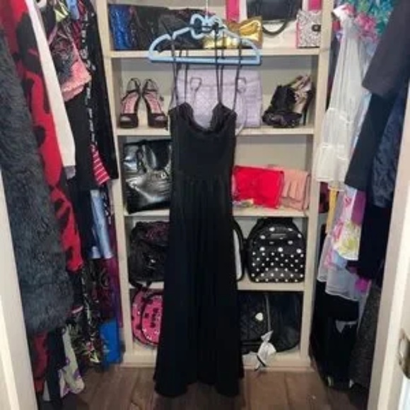 VTG Betsey Johnson Gemmed Halter Dress - Picture 3 of 7